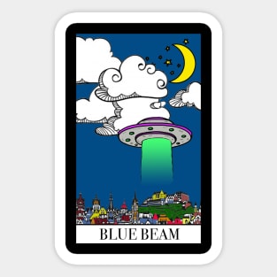 Blue Beam - Color Sticker